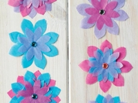 PaperCrafter Tissue Flower Wall Decoration